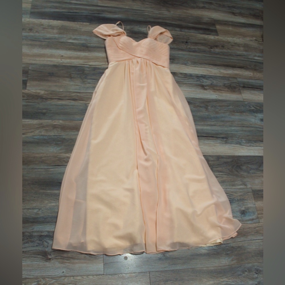 Peach nude Bridesmaids dress